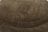 Luna Ottoman - Olive with Reversible Ash Wooden Tray