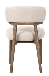 Willow Dining Chair in Natural Linen - 465 X 600 X 775