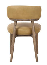 Willow Dining Chair in Ginger Leather - 465 X 600 X 775