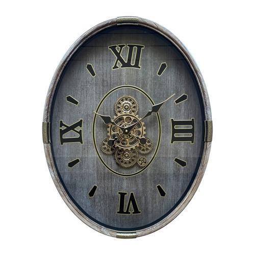 Oval Gear Clock - 510 X 650 X 80