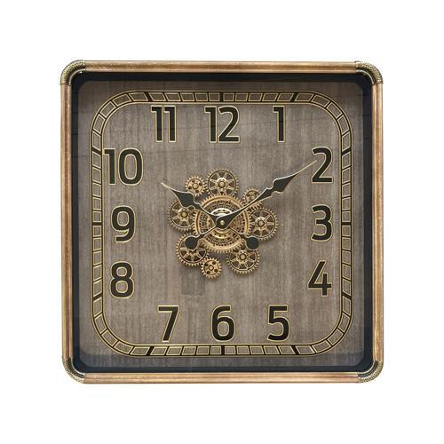 Square Gear Clock - 500 X 500 X 90