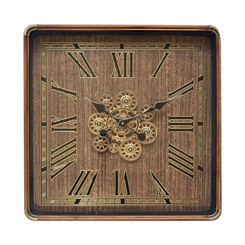 Square Gear Clock - 600 X 600 X 90