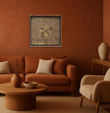 Square Gear Clock - 600 X 600 X 90