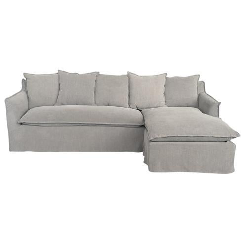 Marsala Chaise Lounge Left or Right Grey
