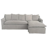 Marsala Chaise Lounge Left or Right Grey