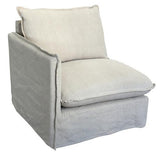 Villa Classic Corner Suite - Left Arm Salt & Pepper