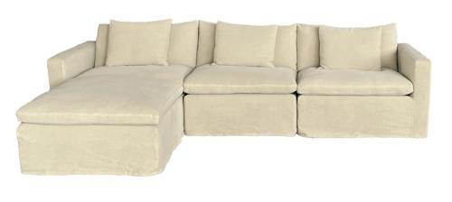 Carlton Chaise Suite - Ottoman / Hemp