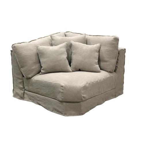 Amalfi Corner - Burlap 100% Linen