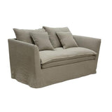Montigo 2 Seater - Taupe Linen / Cotton Mix