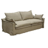 Marseille 3 Seater - Oatmeal 100% Linen