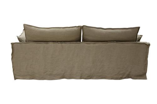 Marseille 3 Seater - Oatmeal 100% Linen