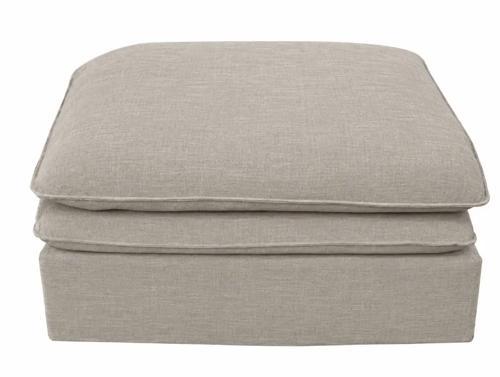 Calais Classic Ottoman - Oatmeal
