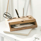 Wooden Organiser - 25x6.5x15