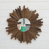 Railway Sleeper Mirror - 800 X 800 X 30