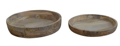 Wooden Bowls Set of 2