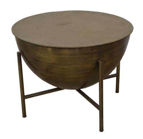 Brass Coffee Table - 600 X 600 X 460