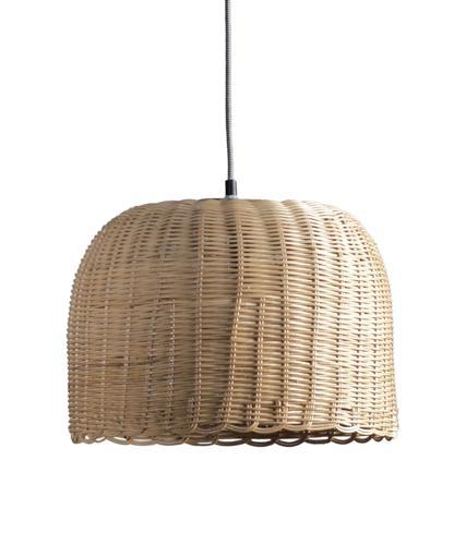 Rattan Hanging Light - 390 X 390 X 300