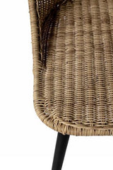 Celeste Rattan Dining Chair - 510 X 530 X 860