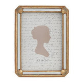 Ornate Photo Frame 5x7 - Gold / White