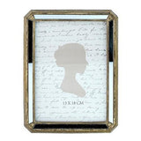Ornate Photo Frame 5x7 - Gold / Black / White