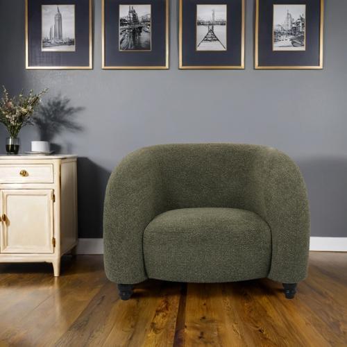 Denver Occasional Chair - Olive - 985x960x810 Seat Height: 360mm