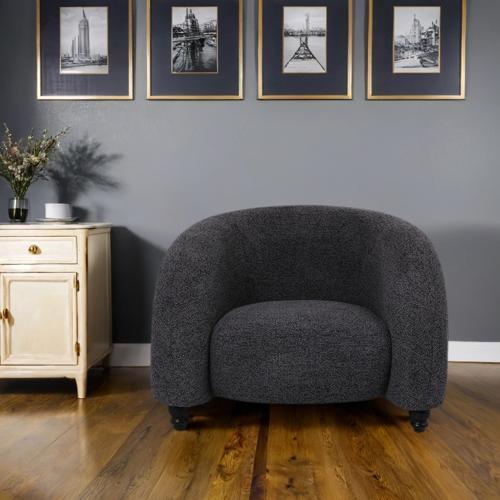Denver Occasional Chair - Charcoal - 985x960x810 Seat Height: 360mm