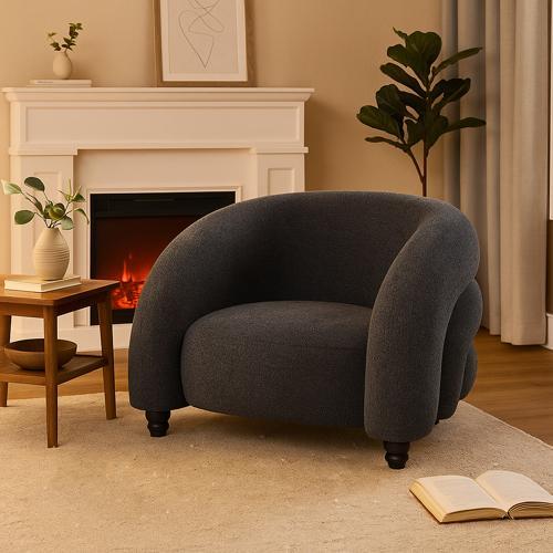 Denver Occasional Chair - Charcoal - 985x960x810 Seat Height: 360mm