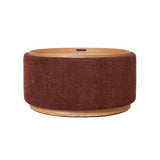 Miami Tray Ottoman Xl Withwood Base - Burnt Ochre