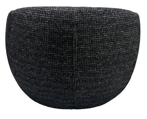 Daisey Swivel Accent Chair - Black & Silver