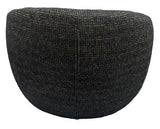 Daisey Swivel Accent Chair - Gold & Black - 860x820x670; Seat Height: 420mm