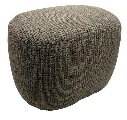 Bella Accent Ottoman - Caramel & Black