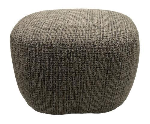 Bella Accent Ottoman - Caramel & Black
