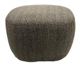 Bella Accent Ottoman - Caramel & Black