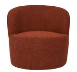 Stella Swivel Chair - Iron Rust - 740x750x740; Seat Height: 400mm
