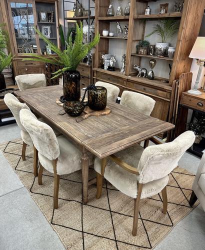 Sherpa Dining Chair - Synthetic Sheep Wool