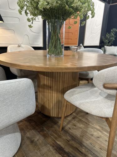 Plymouth Round Dining Table - Rubberwood Solid Table