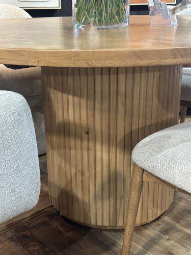 Plymouth Round Dining Table - Rubberwood Solid Table