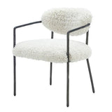 Sienna Forged Accent Chair - Forged Hammer Frame