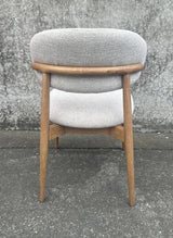 Oscar Dining Chair - Linen Fabric - 520x520x830 Seat Height: 470mm