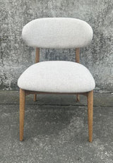 Oscar Dining Chair - Linen Fabric - 520x520x830 Seat Height: 470mm