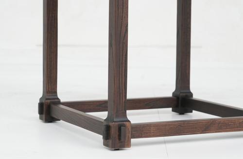 Coventry Side Table - Antique Walnut - 500 X 500 X 500