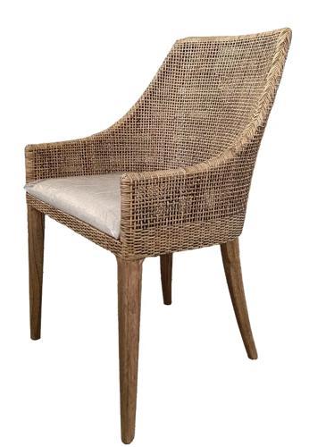 Canggu Armchair - Smoke & Oatmeal
