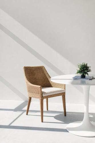 Canggu Armchair - Smoke & Oatmeal