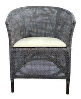 Kuta Armchair - Black / Grey Wash & Oatmeal