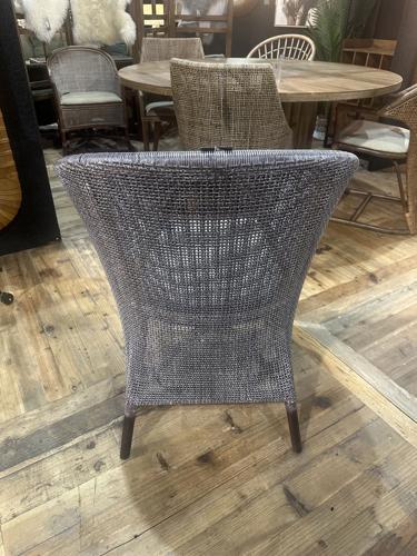 Kuta Armchair - Black / Grey Wash & Oatmeal