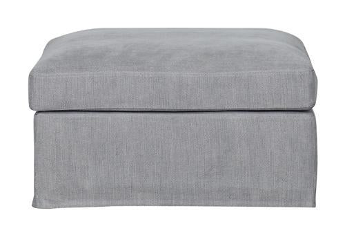 Slip Cover - Cool Grey - Ottoman