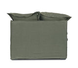 Oasis Washed Linen Dream Sofa Right - Olive 100% Belgian Linen