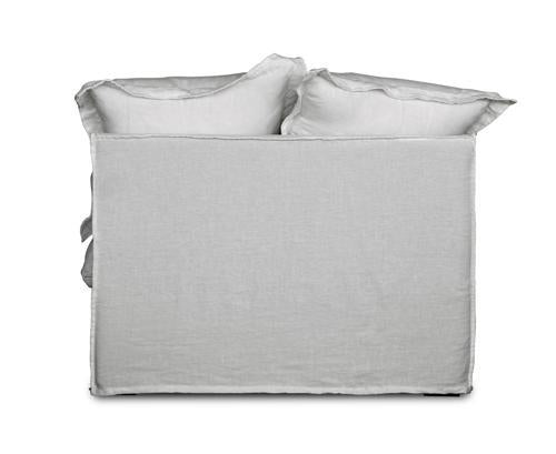 Oasis Washed Linen Dream Sofa Left - Natural 100% Belgian Linen