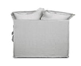 Oasis Washed Linen Dream Sofa Left - Natural 100% Belgian Linen