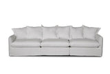 Oasis Washed Linen Dream Sofa Left - Natural 100% Belgian Linen